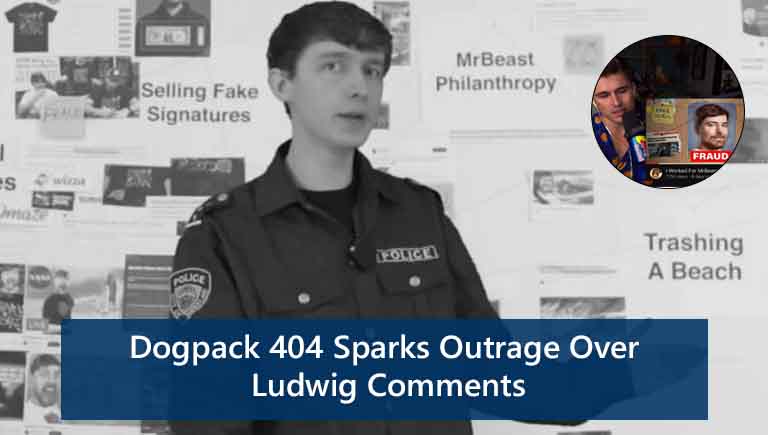 Dogpack 404 Sparks Outrage Over Ludwig Comments